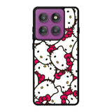 Hello Kitty Face Pattern Motorola Moto Edge 60 Pro Case