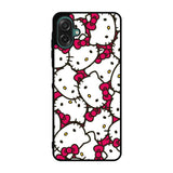 Hello Kitty Face Pattern Samsung Galaxy A07 Case