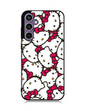Hello Kitty Face Pattern Samsung Galaxy S23 FE 5G Case