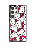 Hello Kitty Face Pattern Samsung Galaxy S25 Ultra 5G Case