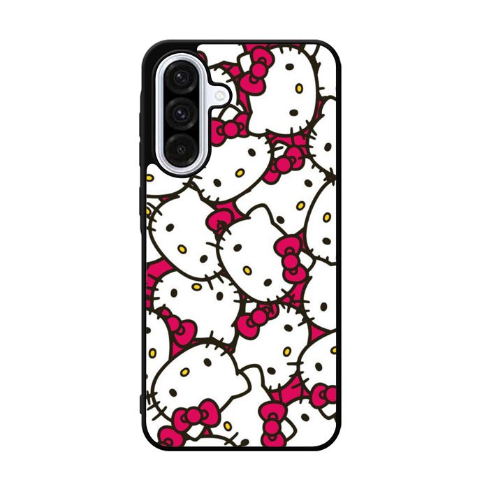 Hello Kitty Face Pattern Samsung Galaxy A36 Case OV1223