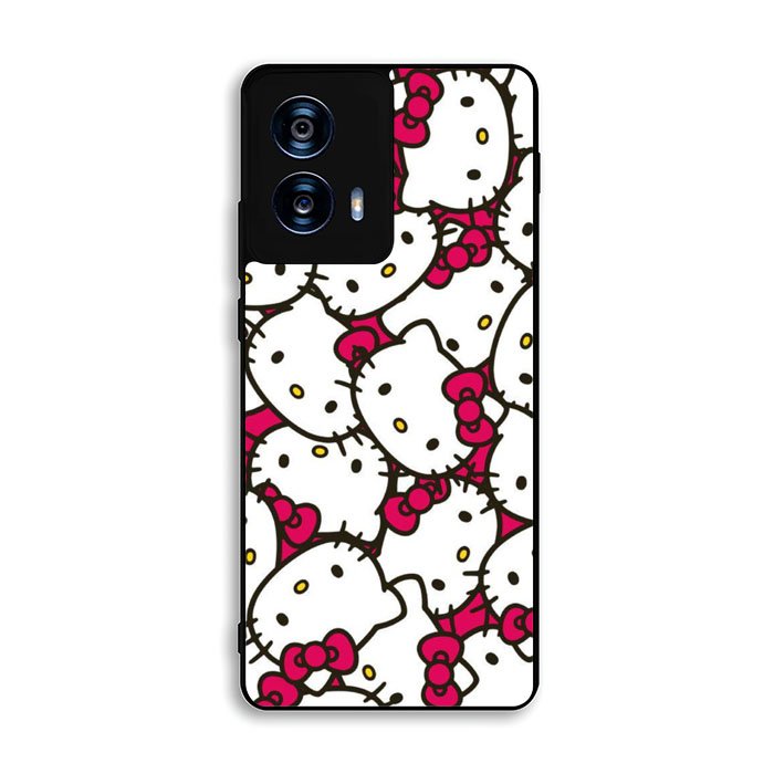 Hello Kitty Face Pattern Motorola Moto G Power 5G 2024 Case OV1223