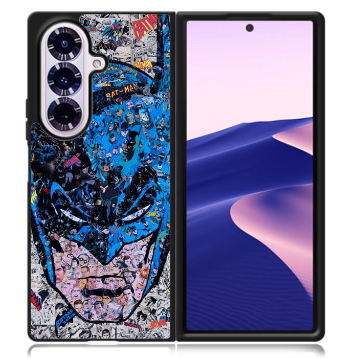 Mozaic Batman Comic Samsung Galaxy Z Fold 7 Case OV3191