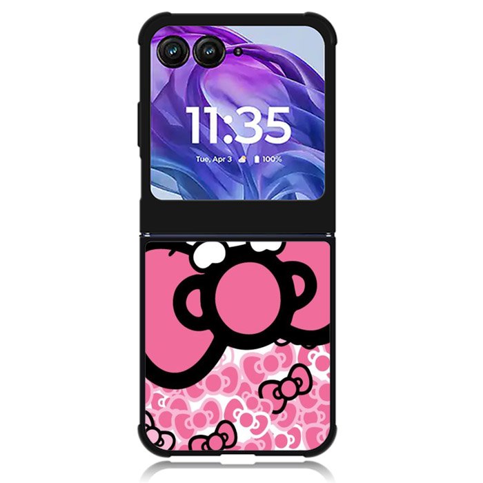 Hello Kitty Cute 2nd Motorola Moto Razr Plus 2024 , Moto Razr+ 2024 Case