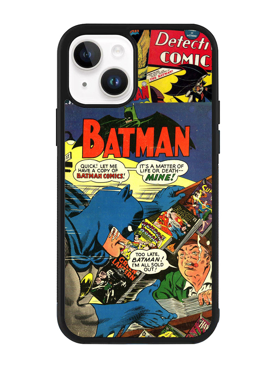 Batman Comic Art iPhone 14 Plus Case QC4062