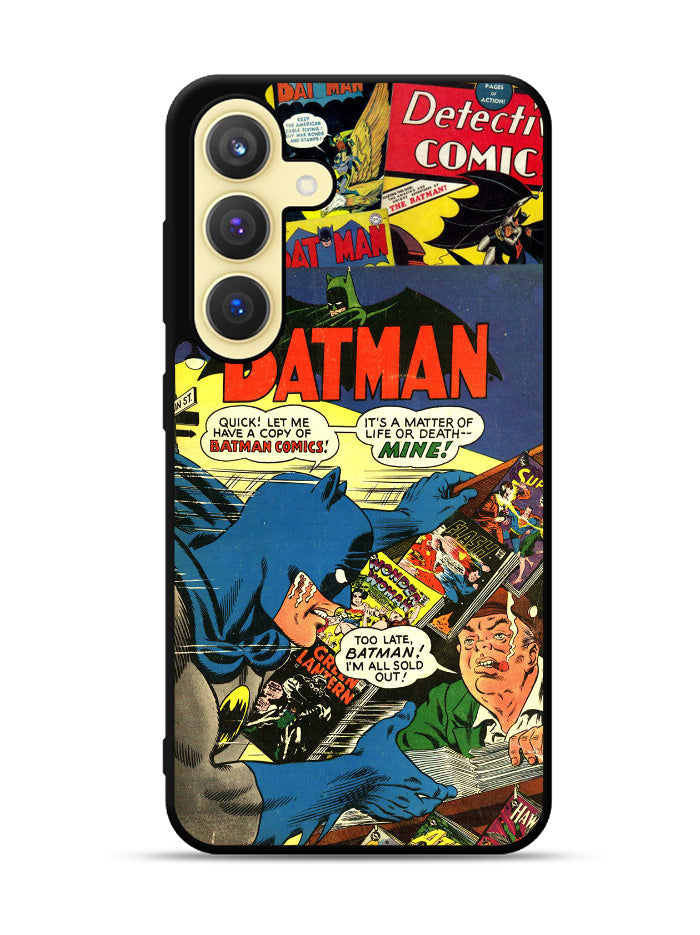 Batman Comic Art Samsung Galaxy S25 Plus 5G , Samsung Galaxy S25+ 5G Case OV4062