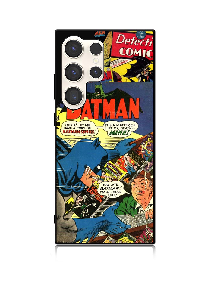 Batman Comic Art Samsung Galaxy S25 Ultra 5G Case QC4062
