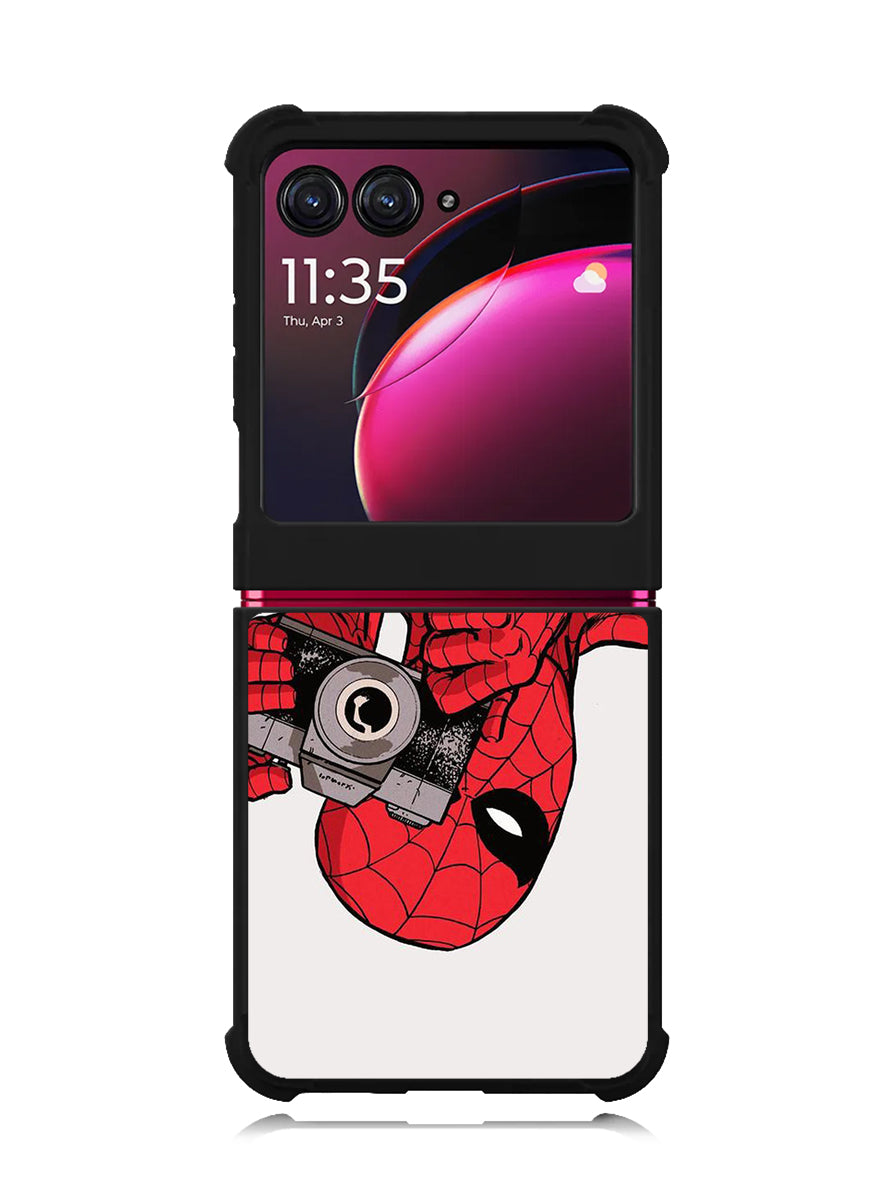 Spiderman Take a Picture Motorola Moto Razr Plus 2023 , Moto Razr+ 2023 Case OV2441