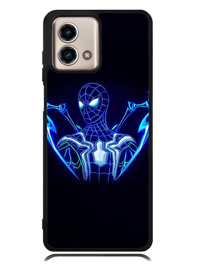 Spiderman Neon Blue Motorola Moto G Stylus 5G 2023 Case OV2480