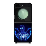 Spiderman Neon Blue Samsung Galaxy Z Flip 6 5G 2024 Case OV2480