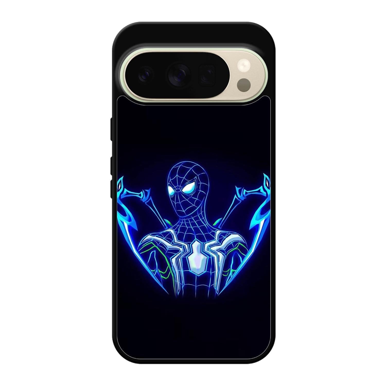 Spiderman Neon Blue Google Pixel 10 Pro Case OV2480