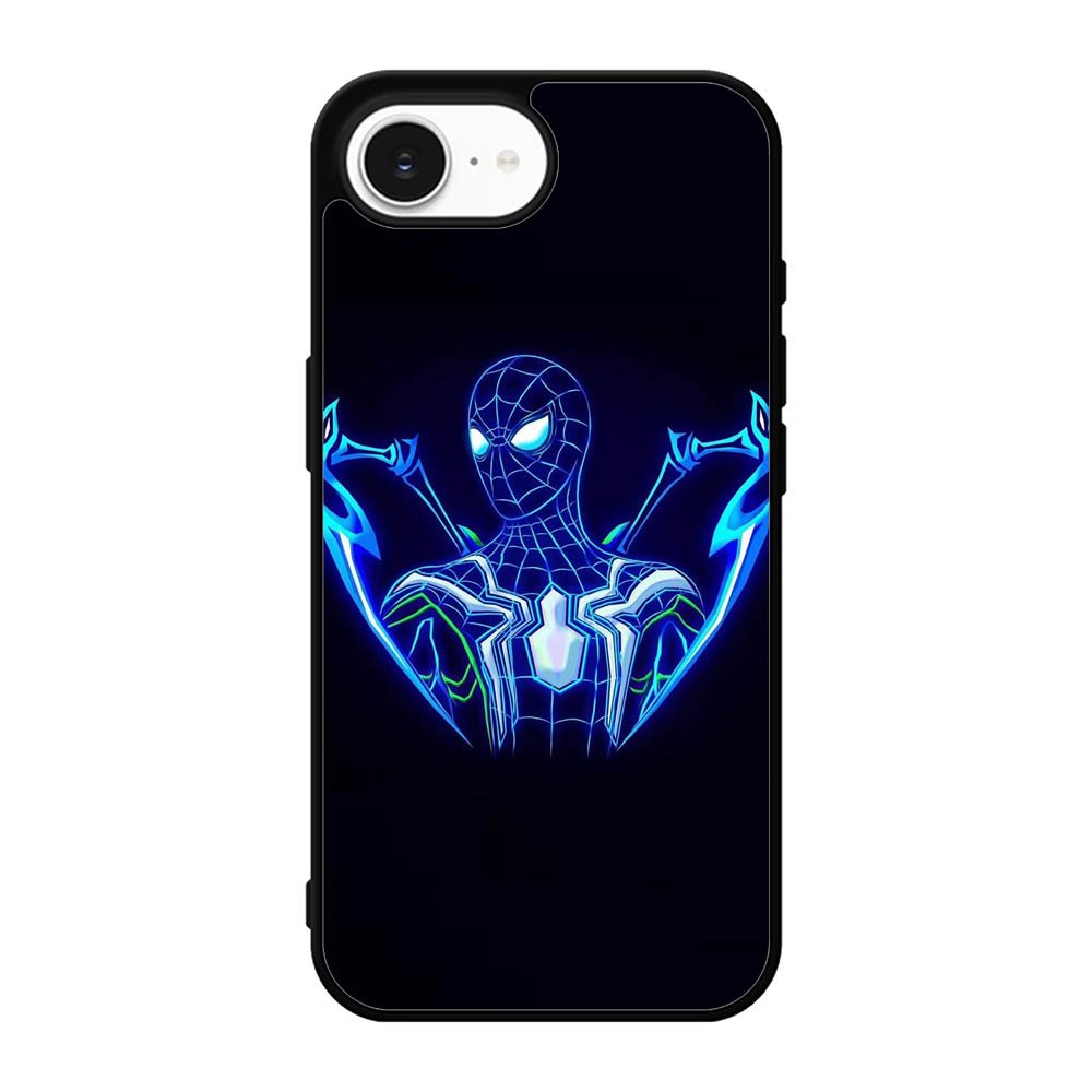 Spiderman Neon Blue iPhone 17e Case OV2480