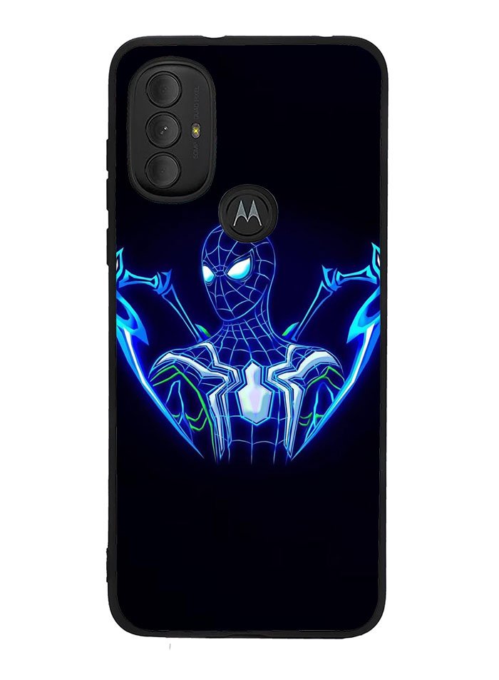 Spiderman Neon Blue Motorola Moto G Pure 2021 , Moto G Power 2022 Case OV2480