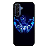 Spiderman Neon Blue Samsung Galaxy A17 Case OV2480