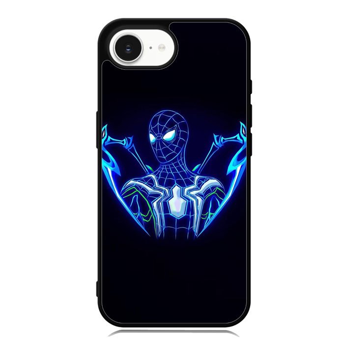 Spiderman Neon Blue iPhone 16e Case OV2480