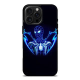 Spiderman Neon Blue iPhone 16 Pro Max Case OV2480