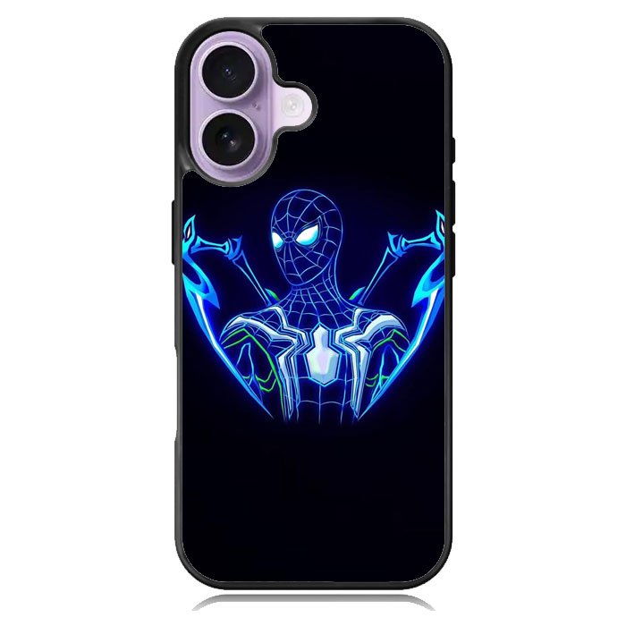 Spiderman Neon Blue iPhone 17 Case OV2480