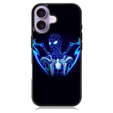 Spiderman Neon Blue iPhone 17 Case OV2480