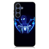 Spiderman Neon Blue Samsung Galaxy S25 FE Case OV2480