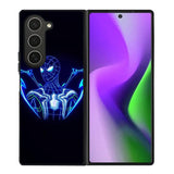 Spiderman Neon Blue Samsung Galaxy Z Fold 6 5G 2024 Case OV2480