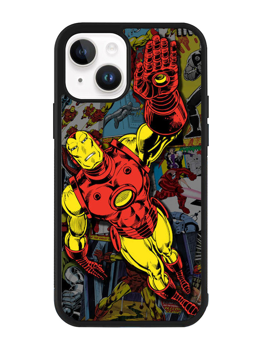 Iron Man Collage iPhone 14 Plus Case QC5241