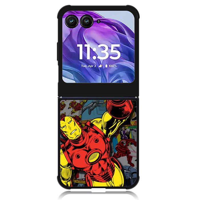 Iron Man Collage Motorola Moto Razr Plus 2024 , Moto Razr+ 2024 Case OV5241