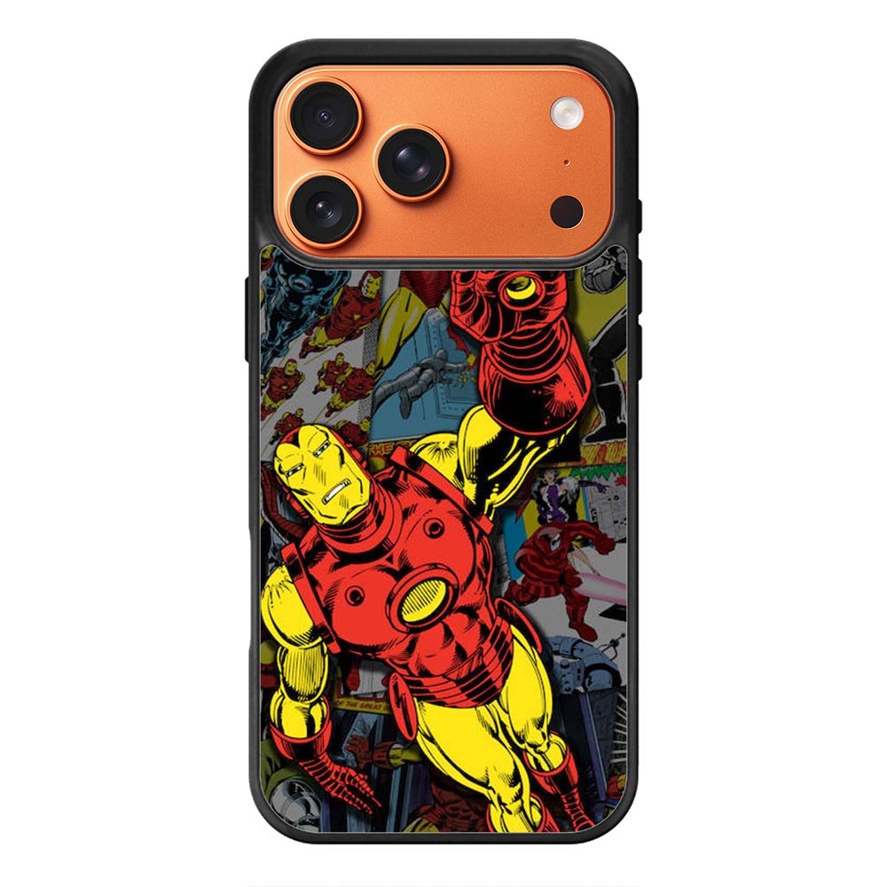 Iron Man Collage iPhone 17 Pro Case QC5241