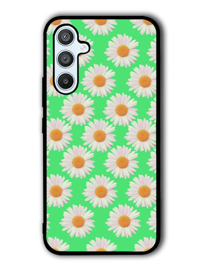 Flowers Pattern Green Samsung Galaxy A14 5G Case QC4924