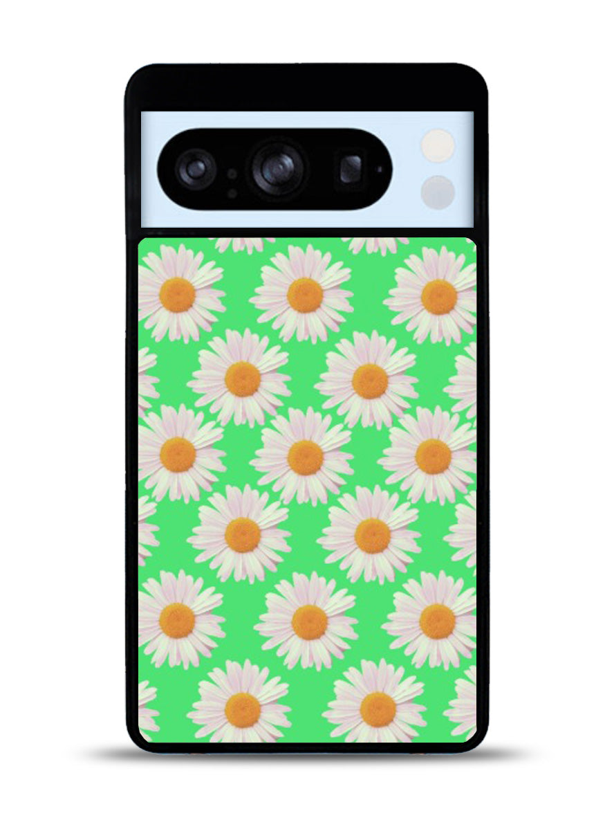 Flowers Pattern Green Google Pixel 8 Pro Case QC4924