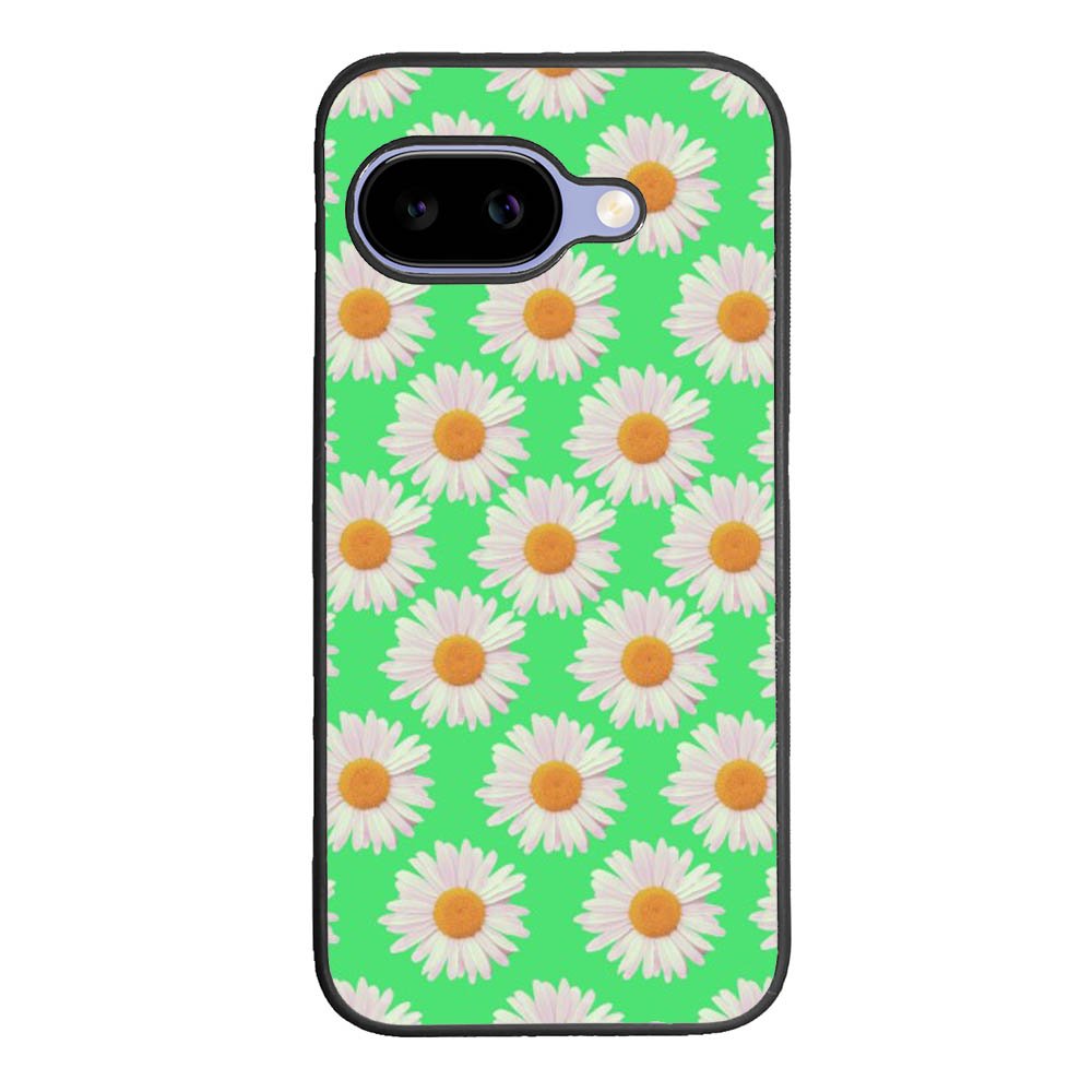 Flowers Pattern Green Google Pixel 10A Case QC4924