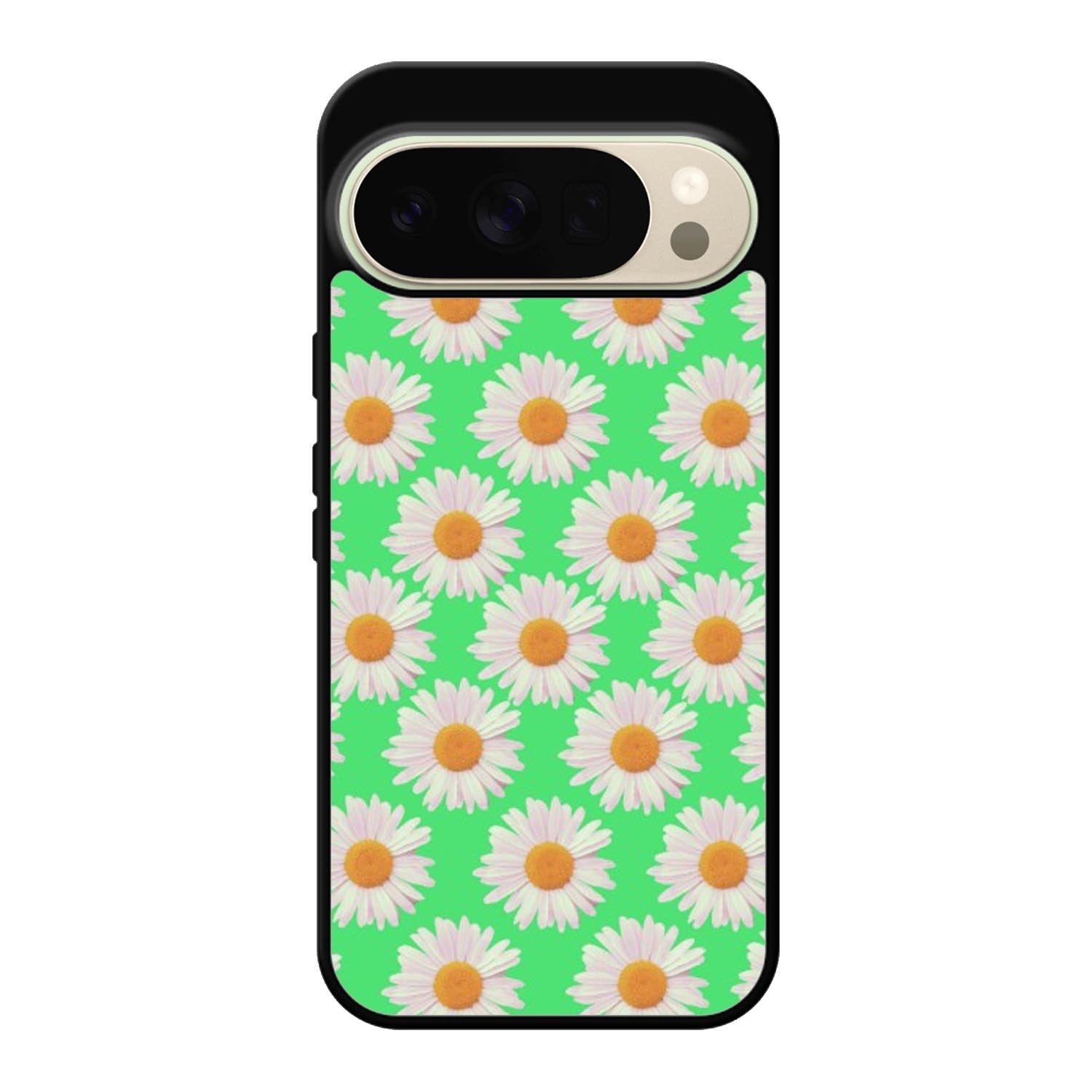 Flowers Pattern Green Google Pixel 10 Pro XL Case QC4924