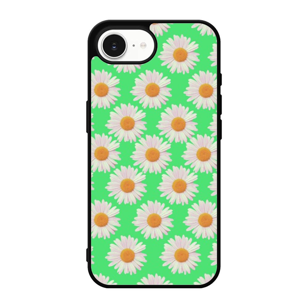 Flowers Pattern Green iPhone 17e Case OV4924