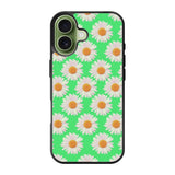 Flowers Pattern Green iPhone 17 Case QC4924