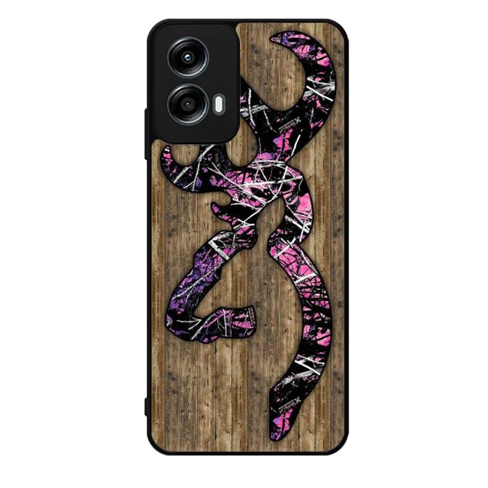 Deer Camo Wood Motorola Moto G Play 2024 Case OV4639