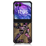 Deer Camo Wood Motorola Moto Razr Plus 2024 , Moto Razr+ 2024 Case OV4639