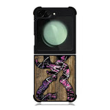 Deer Camo Wood Samsung Galaxy Z Flip 6 5G 2024 Case OV4639