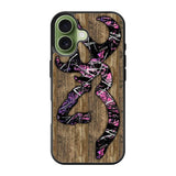 Deer Camo Wood iPhone 17 Case OV4639