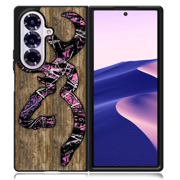 Deer Camo Wood Samsung Galaxy Z Fold 7 Case OV4639