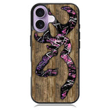 Deer Camo Wood iPhone 17 Case OV4639