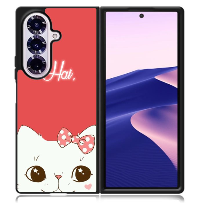 Cats face Samsung Galaxy Z Fold 7 Case OV1785