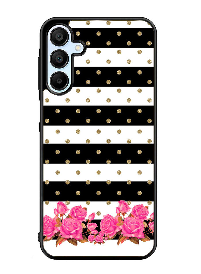 Flower Stripes Polka Samsung Galaxy A15 5G Case OV1790