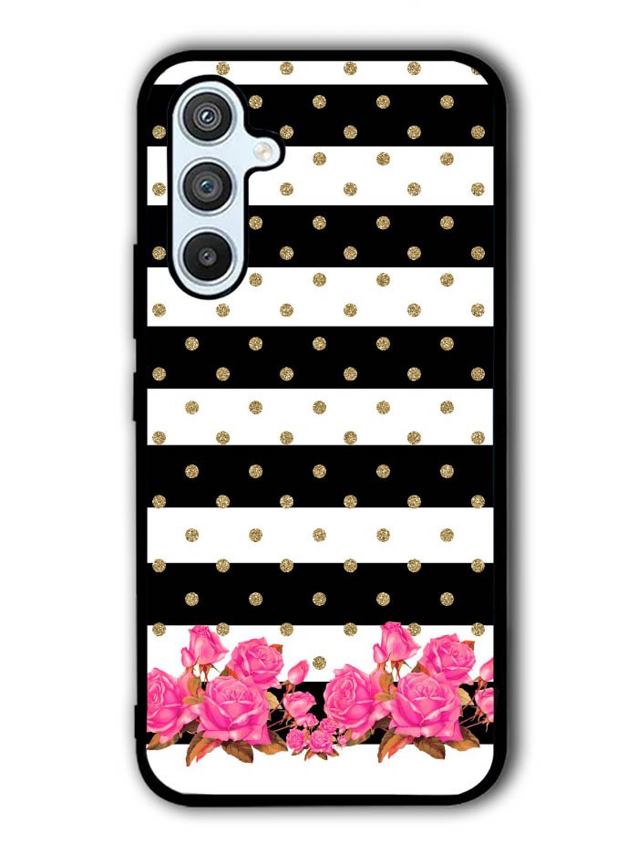 Flower Stripes Polka Samsung Galaxy A14 5G Case QC1790
