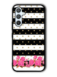 Flower Stripes Polka Samsung Galaxy A14 5G Case QC1790