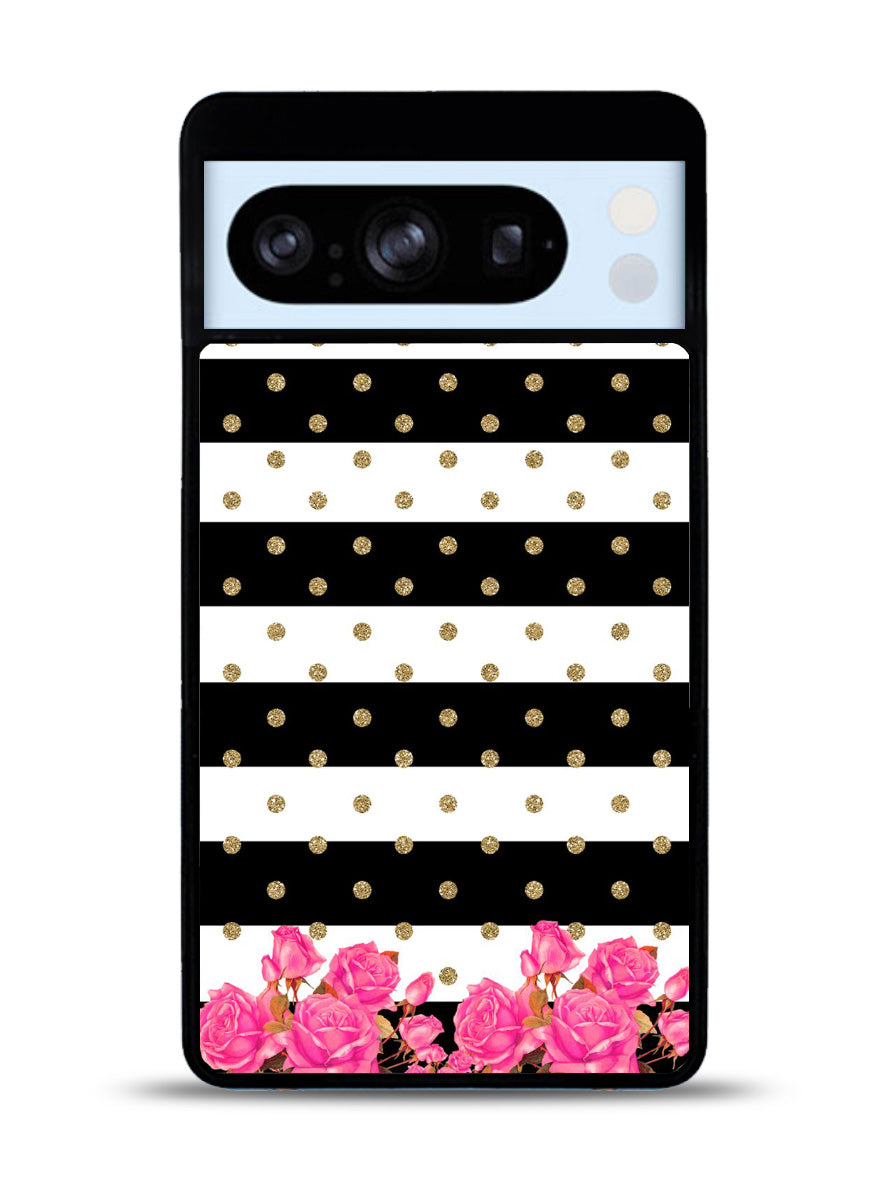 Flower Stripes Polka Google Pixel 8 Pro Case QC1790