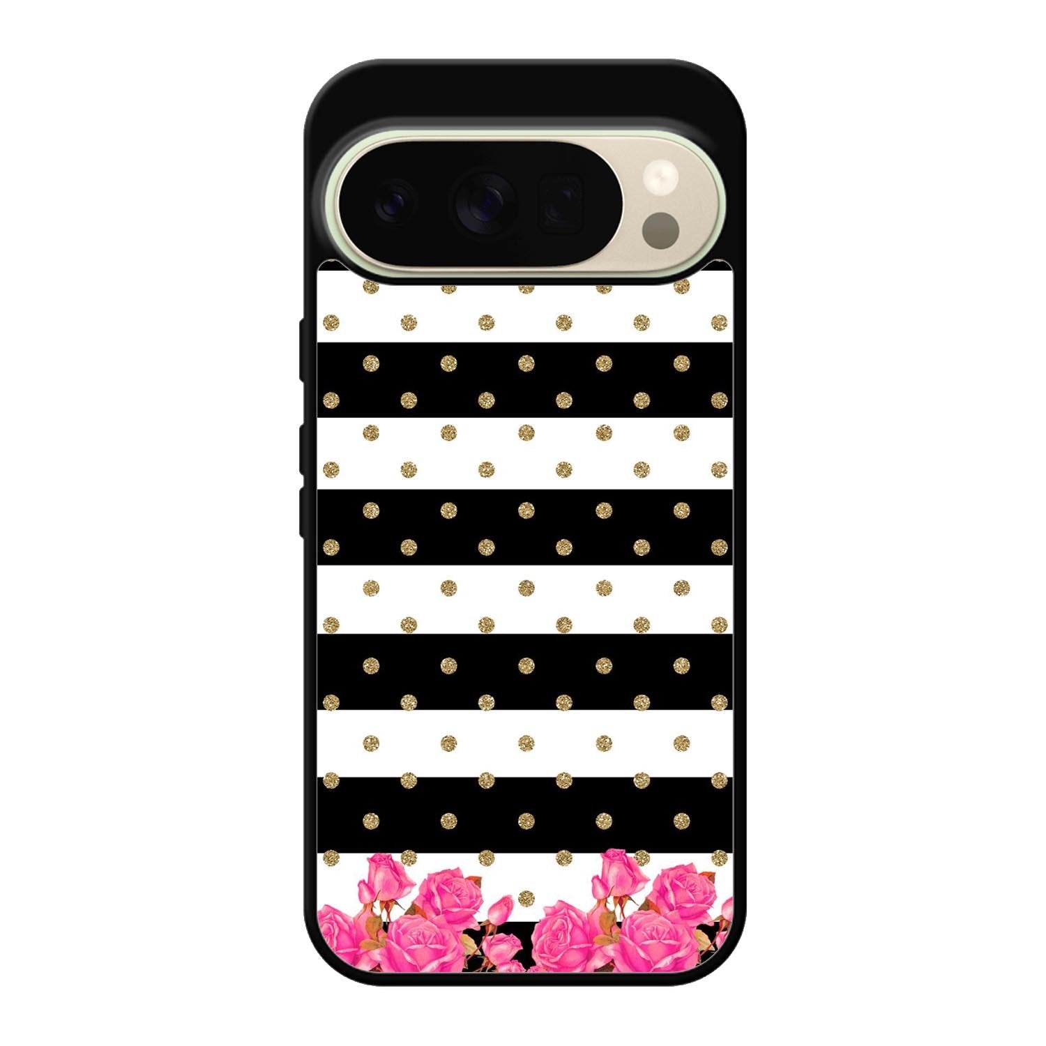 Flower Stripes Polka Google Pixel 10 Pro Case QC1790