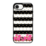 Flower Stripes Polka iPhone 17e Case QC1790
