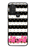 Flower Stripes Polka Motorola Moto G Pure 2021 , Moto G Power 2022 Case OV1790