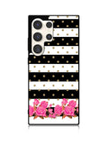 Flower Stripes Polka Samsung Galaxy S25 Ultra 5G Case QC1790