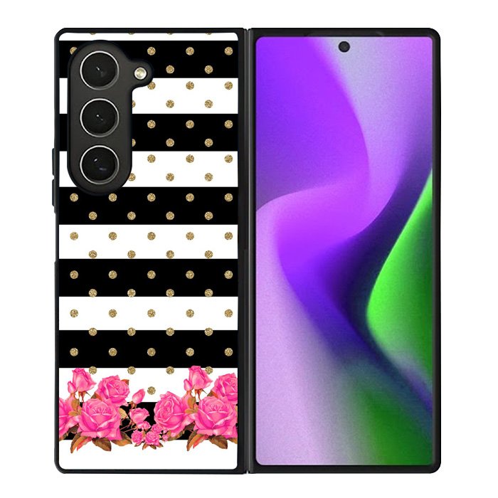 Flower Stripes Polka Samsung Galaxy Z Fold 6 5G 2024 Case OV1790