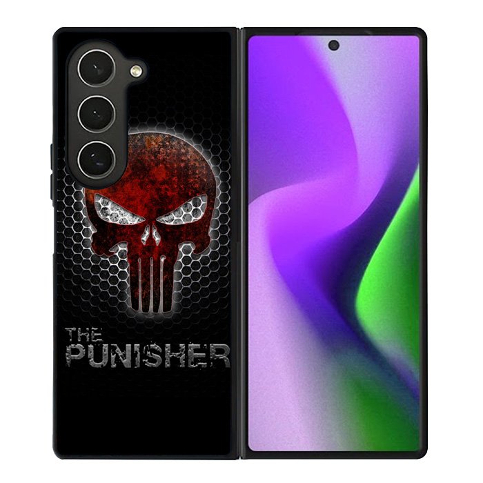 The Punisher Skull Logo Samsung Galaxy Z Fold 6 Case